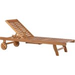 Bain de soleil - luzon - acacia - marron - entretien facile - montage � faire soi - m�me