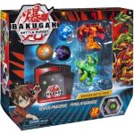 Bakugan - battle pack ventus phaedrus et pyrus hydranoid : 5 boules (bleue rouge brune) - 10 bakucores ...