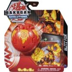 Bakugan evolutions : 1 deka bakugan : blitz fox - grande boule rouge et 1 carte tigre offerte - set garon ...