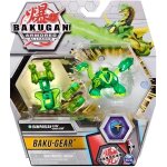 Bakugan ultra : armored alliance - ramparian + baku - gear + carte - boule verte transparente - figurine ...