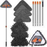 Balai 360� triangle vadrouille de nettoyage r�glable avec tige t�lescopique en microfibreid�ale pour ...