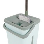 Balai auto nettoyant auto clean avec seau double compartiment balai  tte pivotante et lingettes microfibre ...
