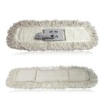 Balai en coton 40 cm + rechange. serpill�re � franges. fixation universelle pour nimporte quelle poign�e. ...