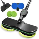 Balai electrique deluxe sans fil rechargeable balai  franges lectrique rotatif sans fil balais laveurs ...