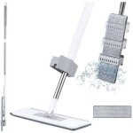 Balai microfibre avec essorage int�gr� balai serpill�re professionnel avec 137cm poign�e serpill�re plate ...