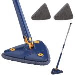 Balai de nettoyage triangulaire r�glable vadrouille de nettoyage triangle r�glable rotative � 360� mop ...