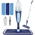 Balai pulv�risateur pour nettoyage du sol balai en microfibre avec 3 tampons lavables s pour swiffer ...