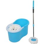 Neuf - balai rotatif tournant essorage 360� degr�s mop seau et essoreuse ?bleu?
