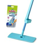 Balai serpill�re easy system max + - t�te de balai en microfibre avec syst�me d?essorage int�gr� - nettoie ...