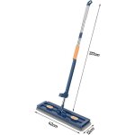 Balai serpill�re r�glable - hono - 360� rotatif - tampons super absorbants - humide ou sec - 4 tampons ...