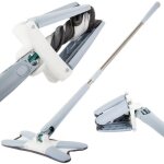 Balai serpilli�re plat pour le nettoyage des sols avec essoreuse rotative