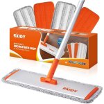 Balai serpilli�re professionnel - swapy - 61 pouces - t�te rotative 360� - aluminium - 4 tampons lavables ...