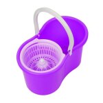 Balai serpilli�re rotatif tournant 360� essorage mop seau et essoreuse violet