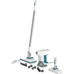 Balai vapeur multifonction - black & decker - bhsm15fx08 - qs - 1500 w - 8 accessoires - blanc / gris ...