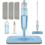 Balai vaporisateur serpill�re - t�te microfibre avec r�servoir int�gr� - pour sols durs stratifi� et ...