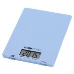 Balance de cuisine - clatronic - kw 3626 - bleu - cran lcd - capacit 5 kg