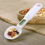 Balance de cuisine numrique lcd portable 500g - 0. 1g cuillre  mesurer gramme cuillre lectronique ...