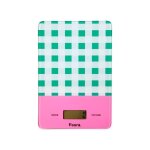 Balance de cuisine num�rique verte et blanche. balance �lectronique originale 5kg / 11lbs. mat�riaux ...