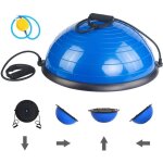 Balance trainer demi - ballon d?entra�nement � 62 cm avec c�bles de resistance et pompe pour yoga gymnastique ...