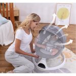 Balancelle bb lectrique dripex - 5 vitesses de balancement - musique bluetooth - gris