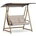 Balancelle dext�rieur zengrove 2 places - blumfeldt - r�glage personnalis� - confortable et durable - ...