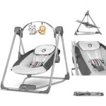 Balancelle et transat �lectrique lionelo otto - pliage compact - sons nature - 5 vitesses - silencieux ...