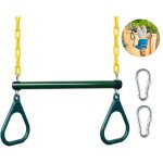 Balanoire en anneau en acier et plastique pour enfants et adultestrapze balanoire avec gymnastique ...