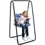 Balanoire complte: chaise + chssis en mtal pour les enfants et les adultes avec accoudoirs et dossier ...
