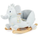 Balanoire lphant - bieco - tiko - peluche douce - scurit maximale - 9 mois  3 ans
