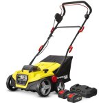 Balayeuse pour gazon synthtique sur batterie - 2 x 20v - 4ah - gardeo pro