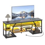 Balconera meuble tv 160 cm avec 2 prises ca et 2 ports usb pour t�l�viseurs jusqu� 70 pouces 160l � 35p ...