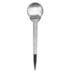 Balise solaire siva argent h36cm - atmosphera cr�ateur dint�rieur