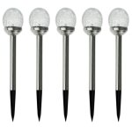 Lot de 5 balises solaire perle de ros�e