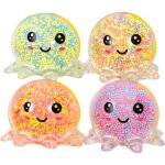 Balle anti - stress - octopus - lumineuse - douce - environnementale - pour enfants