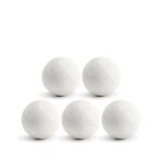 Balles de baby - foot en lige - blanc - lot de 5