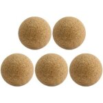 Balles de baby - foot en li�ge x5 - marron - lot de 5 balles - jeu de baby - foot