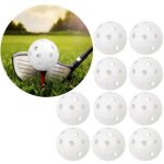 Balles de golf dentraînement - inf - pack de 10 - couleur blanc - légères - rotation réaliste Balles de golf dentraînement - inf - pack de 10 - couleur blanc - légères - rotation réaliste