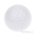 Balles de golf lumineuses led - mixte - taille officielle - 10 pices - balle de tournoi - blanc