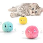Jouet interactif pour chat - hautstore - balle en forme doiseau - peluche douce - sons doiseaux - 5x5 ...