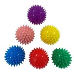 Balle sensorielle anti - stress - playlearn - lumineuse -  6. 5 cm - 6 coloris - ds 3 ans