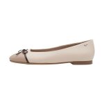 Ballerine cuir tamaris - ivoire - comb