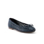 Ballerines en cuir tress�es femme p�diconfort