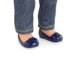 Chaussures pour poup�e ma corolle 36 cm : ballerines bleu marine