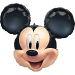 Ballon alu mickey mouse 63cm noir