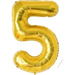 Ballon danniversaire chiffres 5 ans or ballon helium 5 ans ballons 40 - d�coration danniversaire de 101 ...