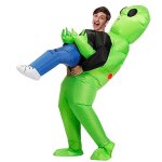 Costume fantaisie - alien - gonflable - halloween - adulte - dcoration de fte