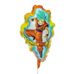Ballon aluminium dragon ball super 36x45cm orange cuivre mandarine