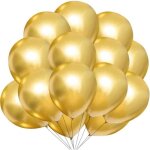 Ballon dors anniversaire 50 pices 12 pouces mtallique ballons pour mariage ballons or dcoratifs en ...
