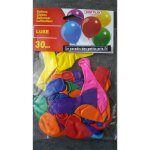 Ballons de f�te - kimplay - 30 ballons � gonfler luxe - multicolors - blanc - adulte