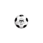 Ballon de foot en plastique 22 cm - modele blanc / noir - balle enfant - football volley piscine - jeu ...